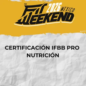 CERTIFICACIÓN IFBB PRO NUTRITIONIST