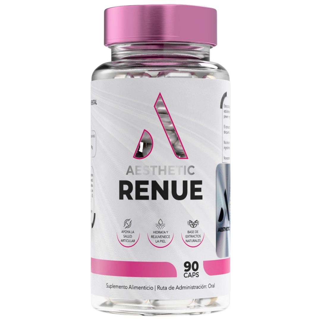 Kit Belleza & Firmeza: Aesthetic RENUE + Aesthetic Peptones | Piel Radiante, Glúteos Firmes y Recuperación Muscular - Imagen 2