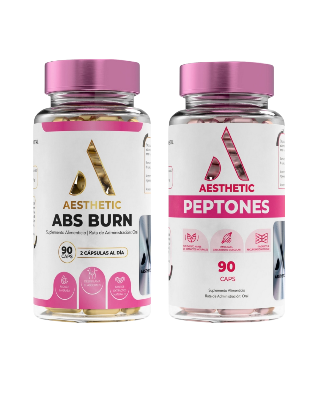 KIT AESTHETIC BODY AESTHETIC PEPTONAS Y AESTHETIC ABS BURN