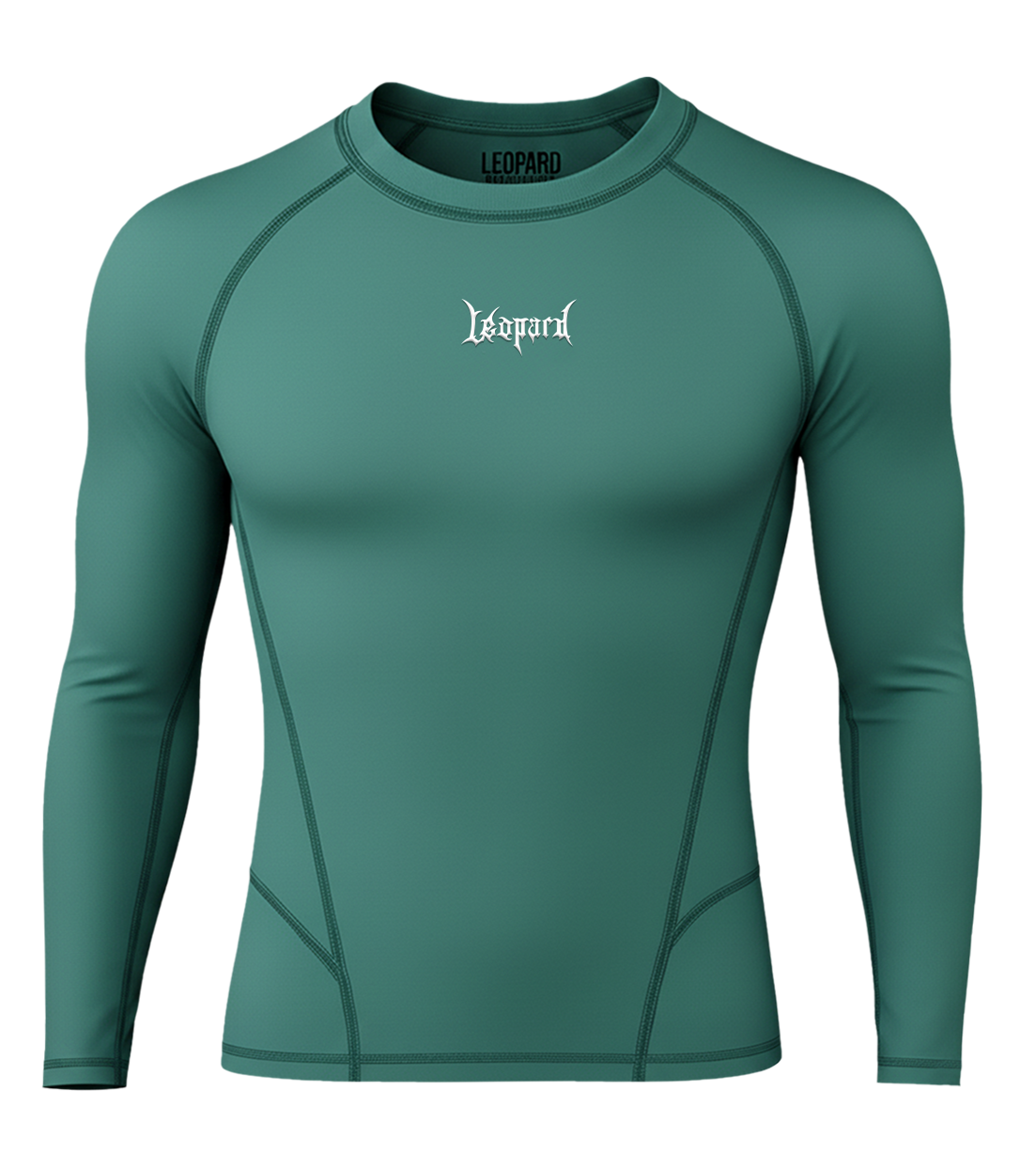 John Leopard Strike Ops Compression Long Sleeve Dark Green - Imagen 2