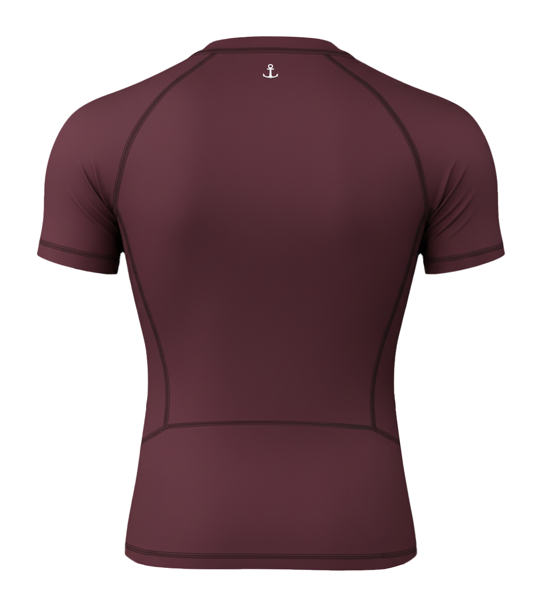 John Leopard Strike Ops Compression Short Sleeve Burgundy - Imagen 6