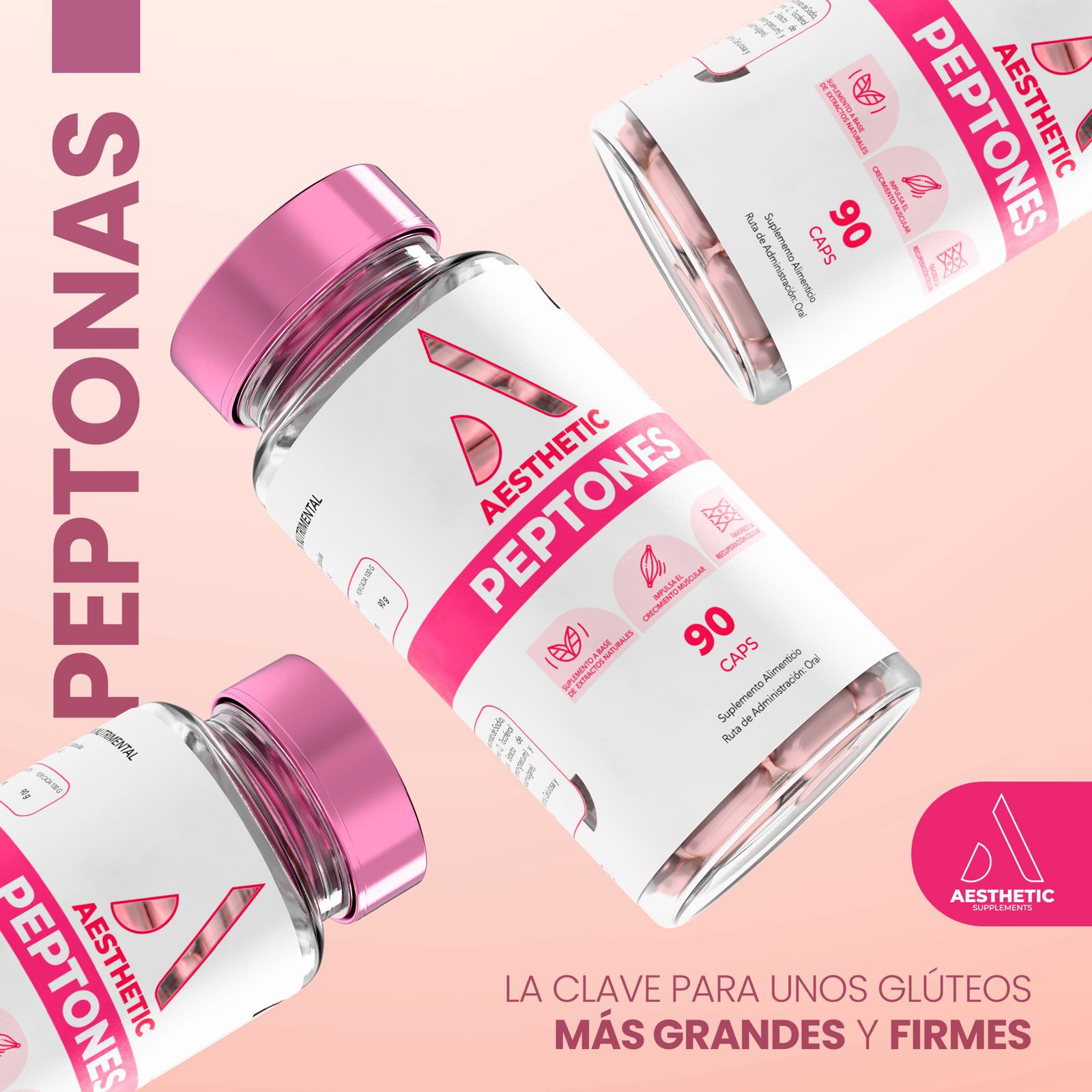 Aesthetic Peptones - Aumento De Gluteos Con Peptonas en Capsulas - Imagen 5