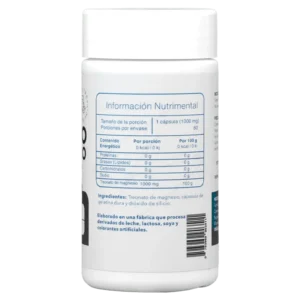 TREONATO DE MAGNESIO 1000 MG 60 CÁPSULAS