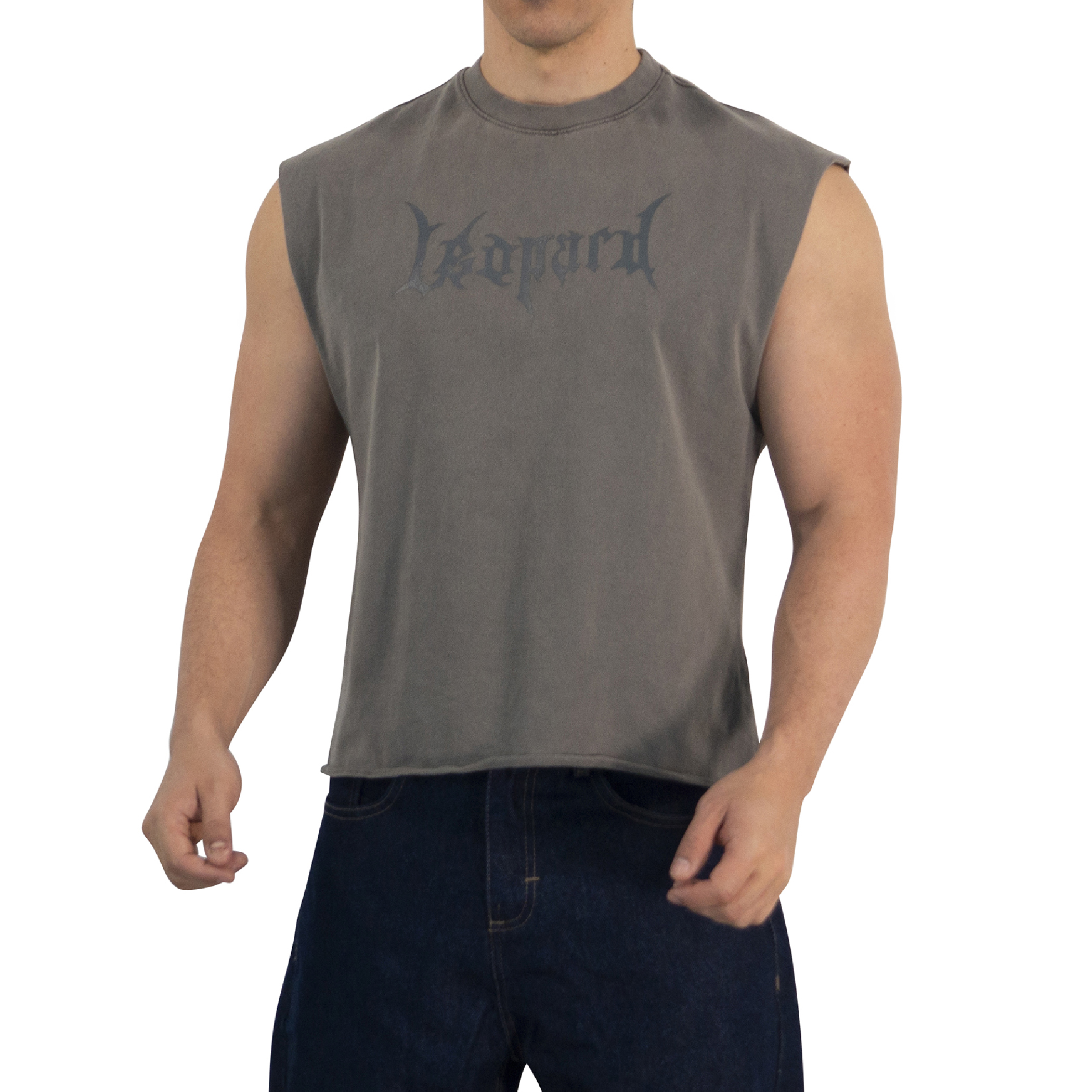 Playera Sleeveless Boxy | Dark Series Pigment Green - Imagen 2