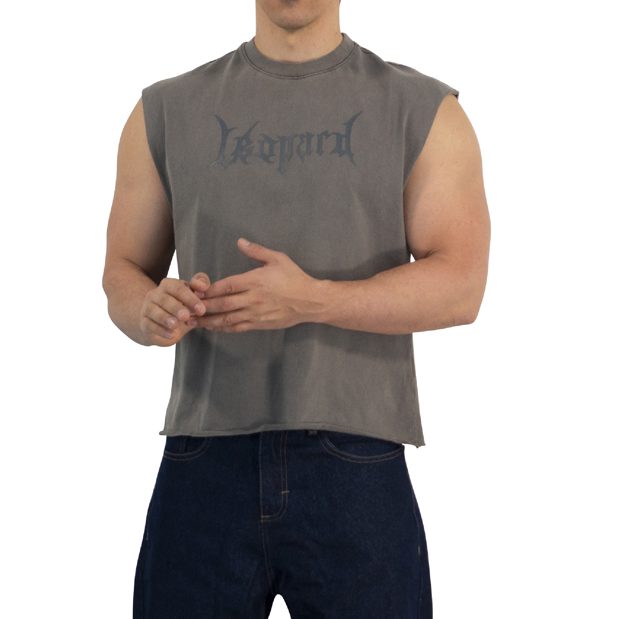Playera Sleeveless Boxy | Dark Series Pigment Green - Imagen 5