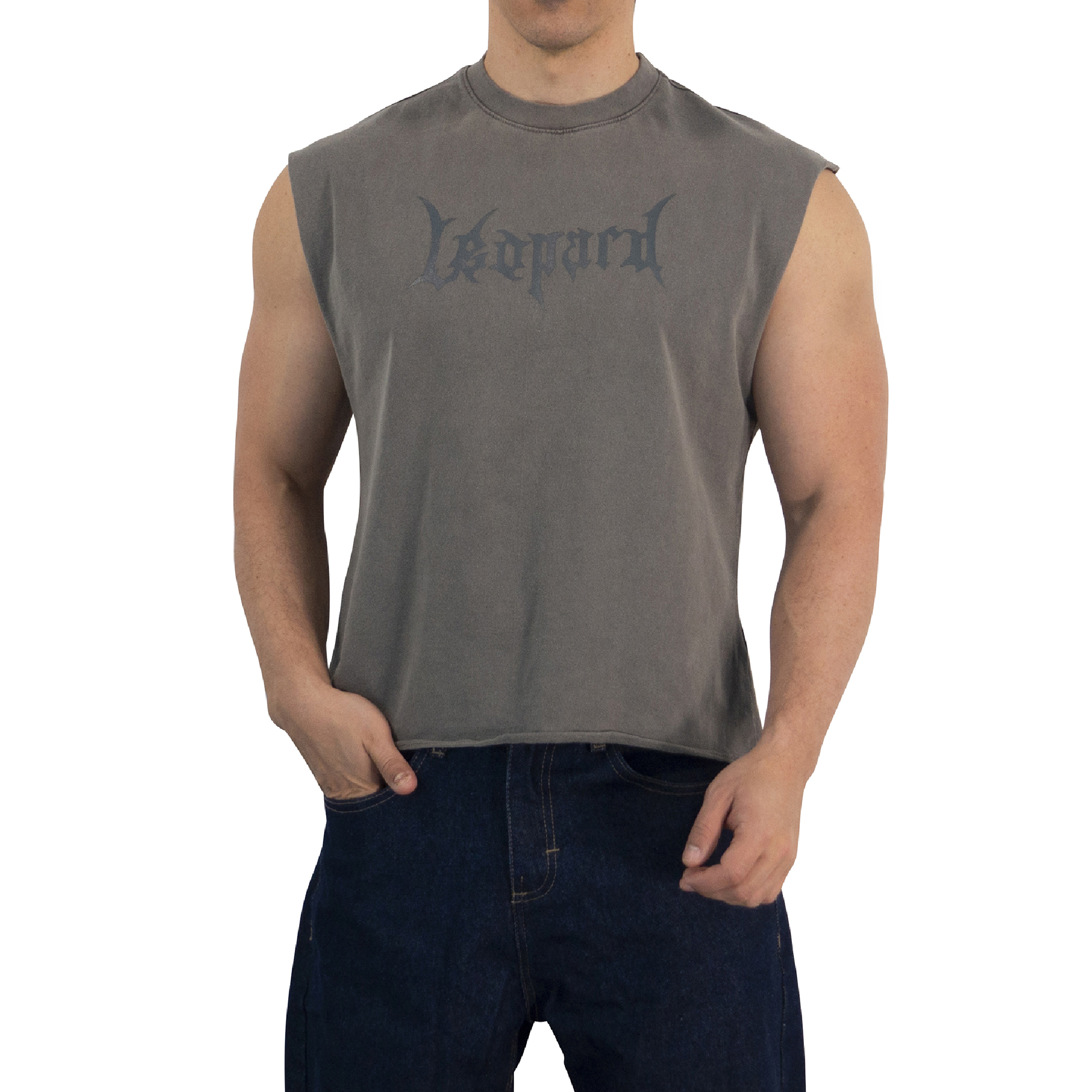 Playera Sleeveless Boxy | Dark Series Pigment Green - Imagen 6