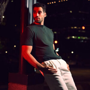 John Leopard Cruise Knitted Shirt Bambú Seaweed