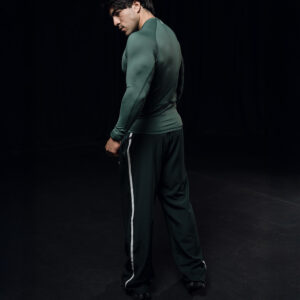 John Leopard Colossus Track Pants Jogger Dark Green