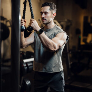 Playera Sleeveless Boxy | Dark Series Pigment Green