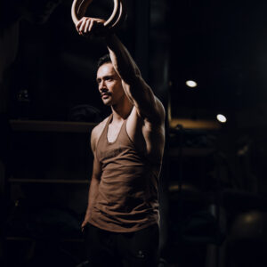 John Leopard Playera Stringer Tank Dark Series Pigment Brown