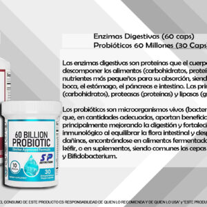 KIT- Enzymes (60 caps) & Probiotic (30 Caps)