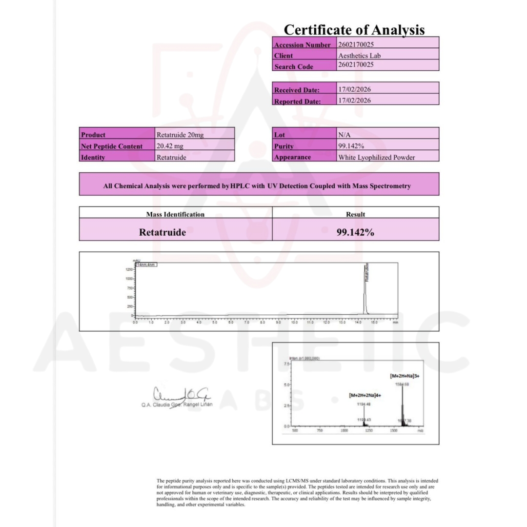 COA RETA AESTHETIC LABS