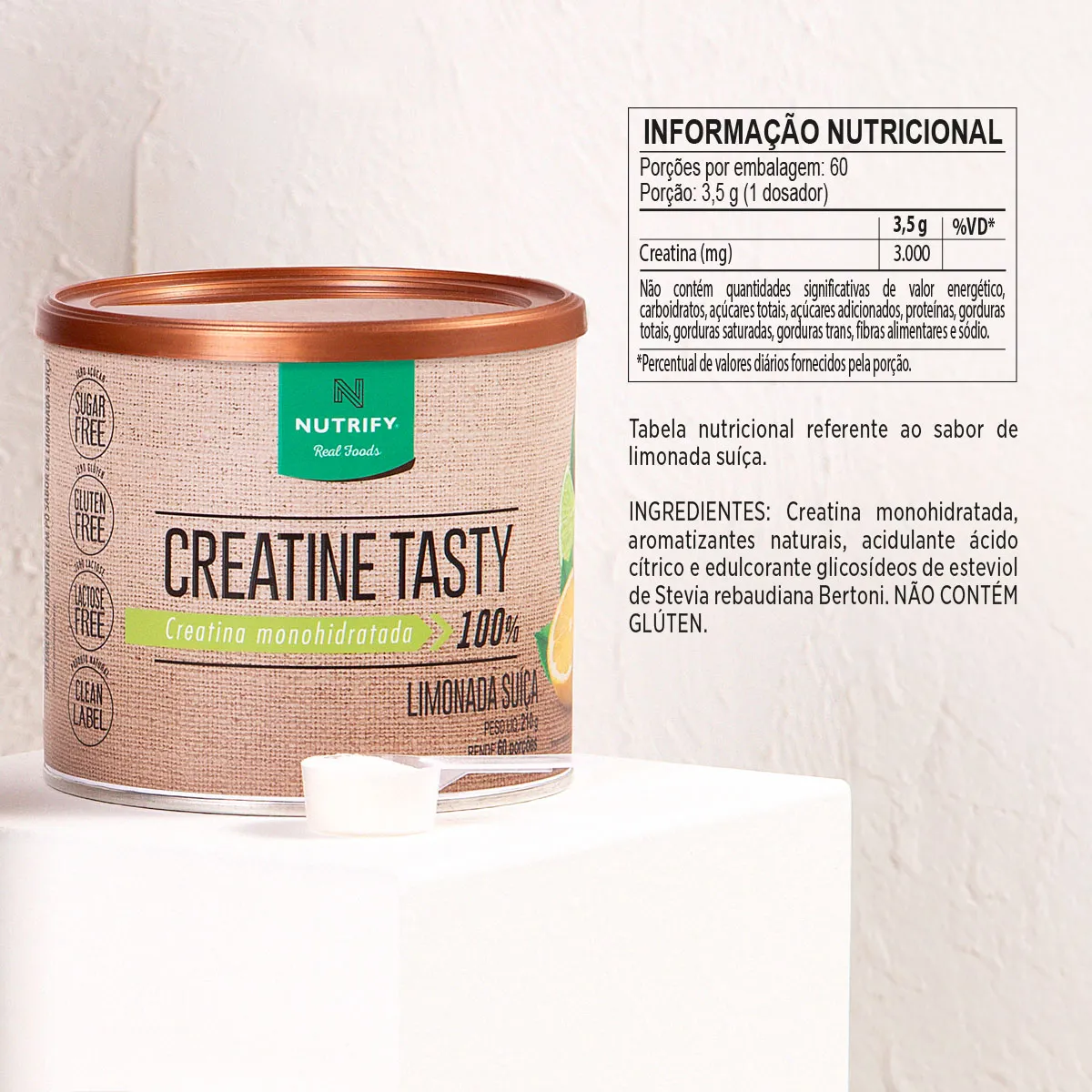 NUTRIFY Creatine Tasty 210 gr - Imagen 2