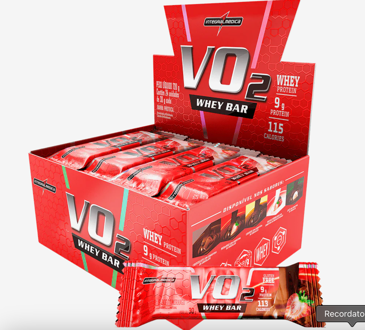 INTEGRAL MEDICA VO2 Whey Bar 12pz