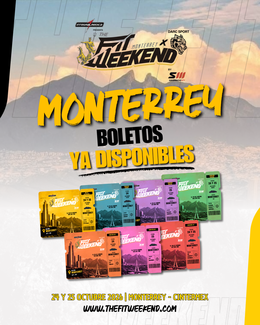 The Fit Weekend Monterrey - Boletos
