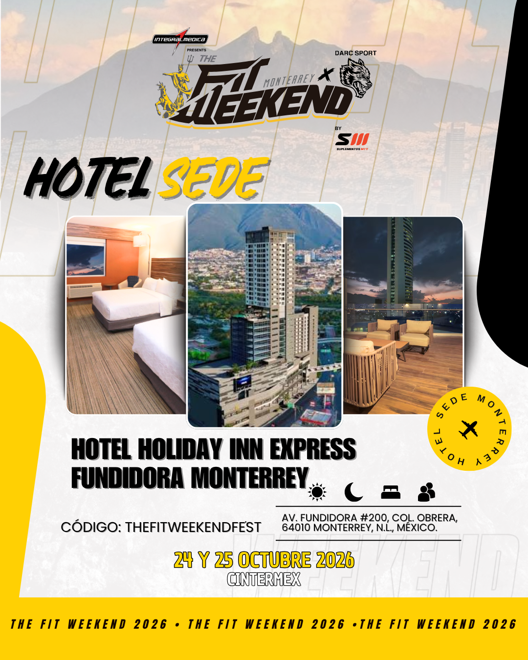 The Fit Weekend Monterrey - Hoteles
