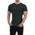 John Leopard Playera Ribbed Short Sleeve Seaweed Green